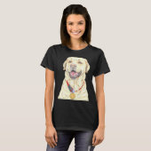 Golden Retriever Champion T-shirt (Voorkant volledig)
