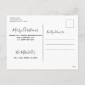 Golden Retriever Christmas Card - Puppy Cute Dog Feestdagenkaart (Achterkant)