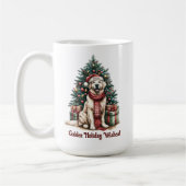 Golden Retriever Christmas Hondenliefhebber Cadeau Koffiemok (Links)