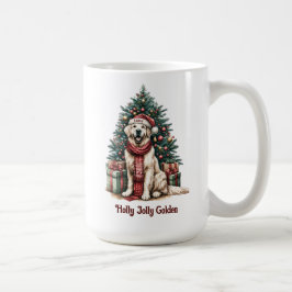 Golden Retriever Christmas Hondenliefhebber Cadeau Koffiemok