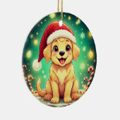 Golden Retriever Christmas Ornament (Rechts)
