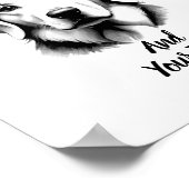 Golden Retriever Christmas Poster Instant Download (Hoek)