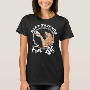 Golden Retriever citeert beste vrienden voor leven T-shirt