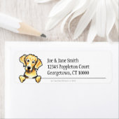 Golden Retriever Clean & Simple Etiket (Insitu)