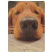 Golden Retriever Clipboard Klembord (Achterkant)