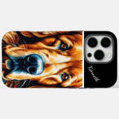 Golden Retriever Close-Up Case-Mate iPhone Case (Achterkant (horizontaal))
