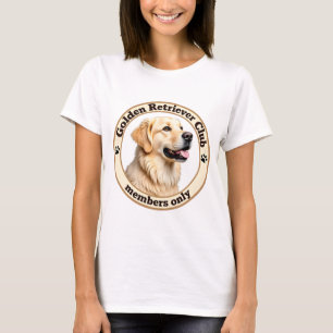 Golden Retriever 'Club - Alleen leden' T-shirt