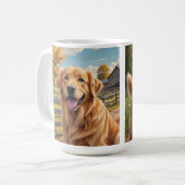 Golden Retriever Coffee Mok (Voorkant links)