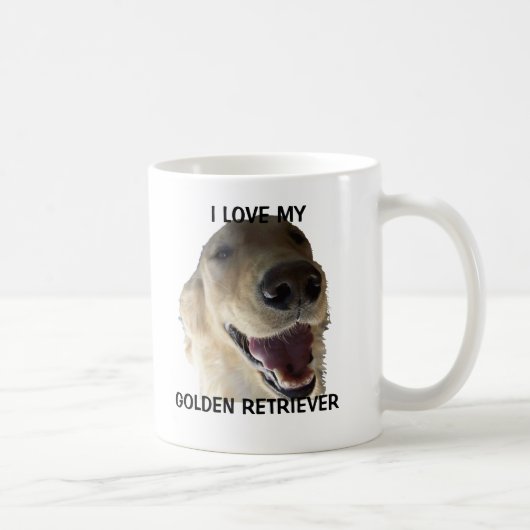 Golden Retriever Coffee Mok (Rechts)