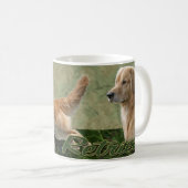 Golden Retriever collage Mok (Voorkant rechts)