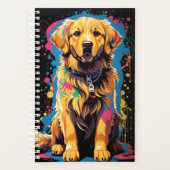 golden retriever Color Splash Planner (Voorkant)
