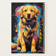 golden retriever Color Splash