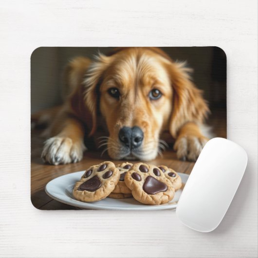Golden Retriever Cookies Muismat (Met muis)