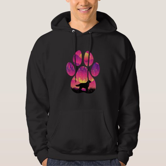 Golden Retriever Corgi Paw Mom Dad Dog  Women Men Hoodie (Voorkant)