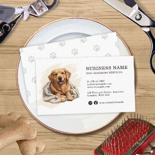Golden Retriever Creëer voor je eigen hond Visitekaartje