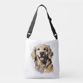 Golden Retriever Crossbody tas (Voorkant)