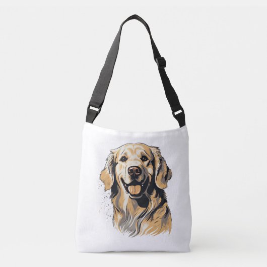 Golden Retriever Crossbody tas (Voorkant)