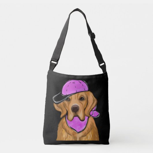 GOLDEN RETRIEVER  CROSSBODY TAS (Voorkant)