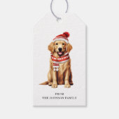 Golden Retriever Custom Gift Labels Cadeaulabel (Voorkant)