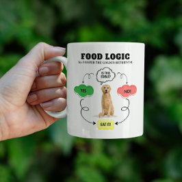 Golden Retriever Custom Name Food Logic Stroomdiag Koffiemok