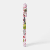 Golden retriever custom photo with cherry blossom iPhone hoesje (Rechterkant)