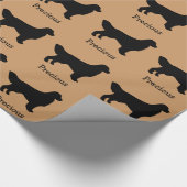 Golden Retriever Custom Wrapping Paper Cadeaupapier (Hoek)