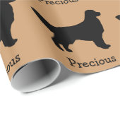Golden Retriever Custom Wrapping Paper Cadeaupapier (Rol Hoek)