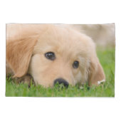 Golden Retriever Cute Dog Puppy Dream Pillow-Hoesj Kussensloop (Achterkant)