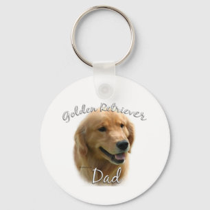 Golden Retriever Dad 2 Sleutelhanger