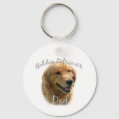 Golden Retriever Dad 2 Sleutelhanger (Achterkant)