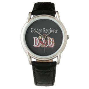 Golden Retriever Dad Gifts Horloge
