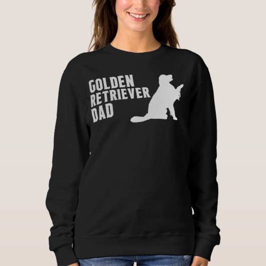 Golden Retriever Dad Silhouette Trui (Voorkant)