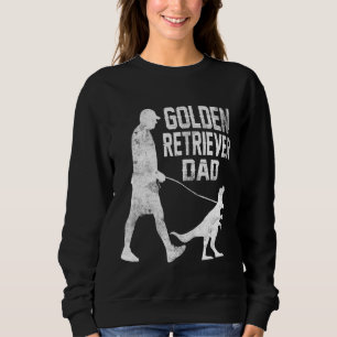 Golden Retriever Dad Trex Dinosaur Dog Trui