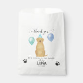 Golden Retriever Dank je wel Treeparty Favor Bags Bedankzakje (Voorkant)
