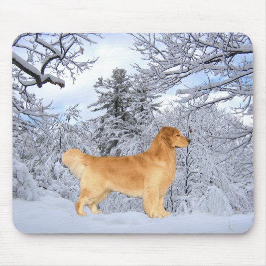 Golden Retriever Danny Boy Mousepad Muismat (Voorkant)
