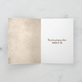 Golden Retriever denken aan jou Kaart (Binnen)