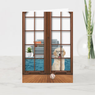 Golden Retriever denken aan jou Kaart