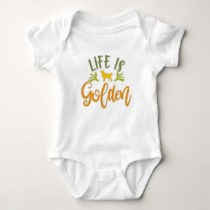 Golden Retriever Design for Dog Mam Romper