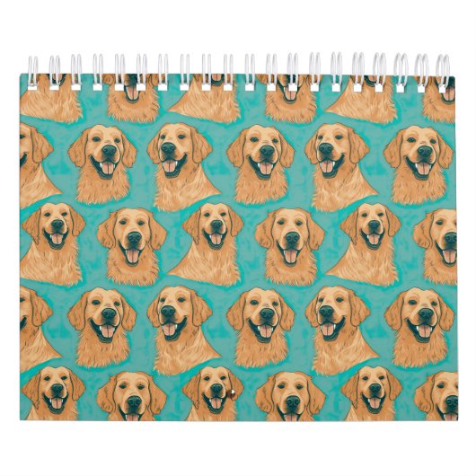 Golden Retriever-desktopkalender Kalender (Hoes)
