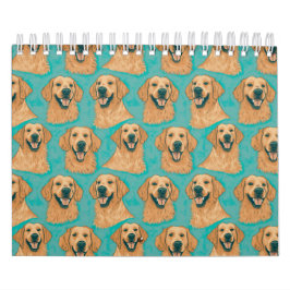 Golden Retriever-desktopkalender Kalender