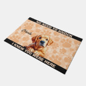 GOLDEN RETRIEVER DEURMAT (Schuin)