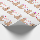 Golden Retriever die je me had in Wof Cadeaupapier (Hoek)