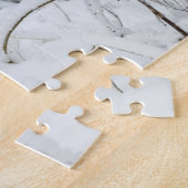 Golden Retriever die op de sneeuw naar de rivier k Legpuzzel (Zijkant)