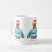 Golden Retriever die Ugly Sweater Hondenliefhebber Koffiemok