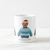 Golden Retriever die Ugly Sweater Hondenliefhebber Koffiemok
