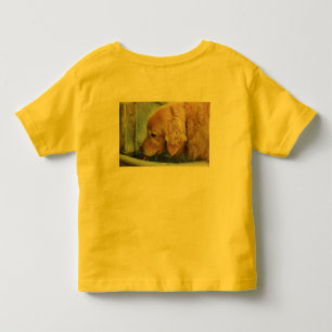 golden retriever die van openluchtfontein drink kinder shirts
