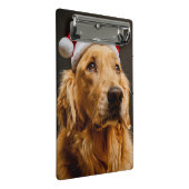 Golden Retriever die zich voor zijn kerstfeest inz Mini Klembord (Schuin)