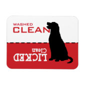 Golden Retriever Dishwasher Magnet Sign Magneet (Horizontaal)