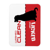 Golden Retriever Dishwasmachine Magnet - Gematuree Magneet (Verticaal)