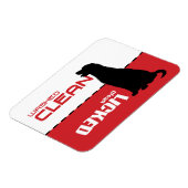 Golden Retriever Dishwasmachine Magnet - Gematuree Magneet (Linkerzijde)